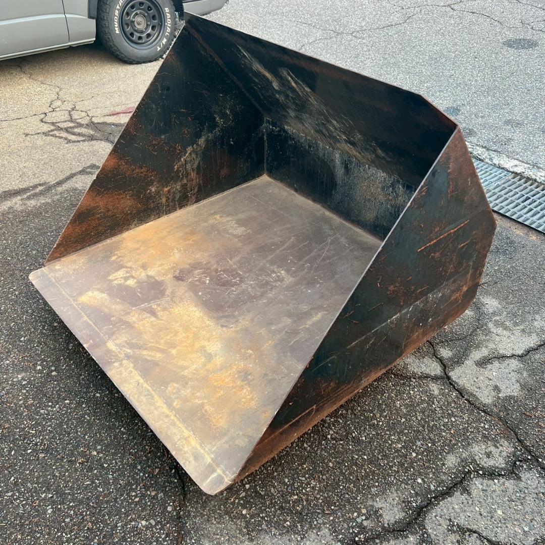 【富山発】フォークリフト バケット W1200×D1200×H900 Y2184