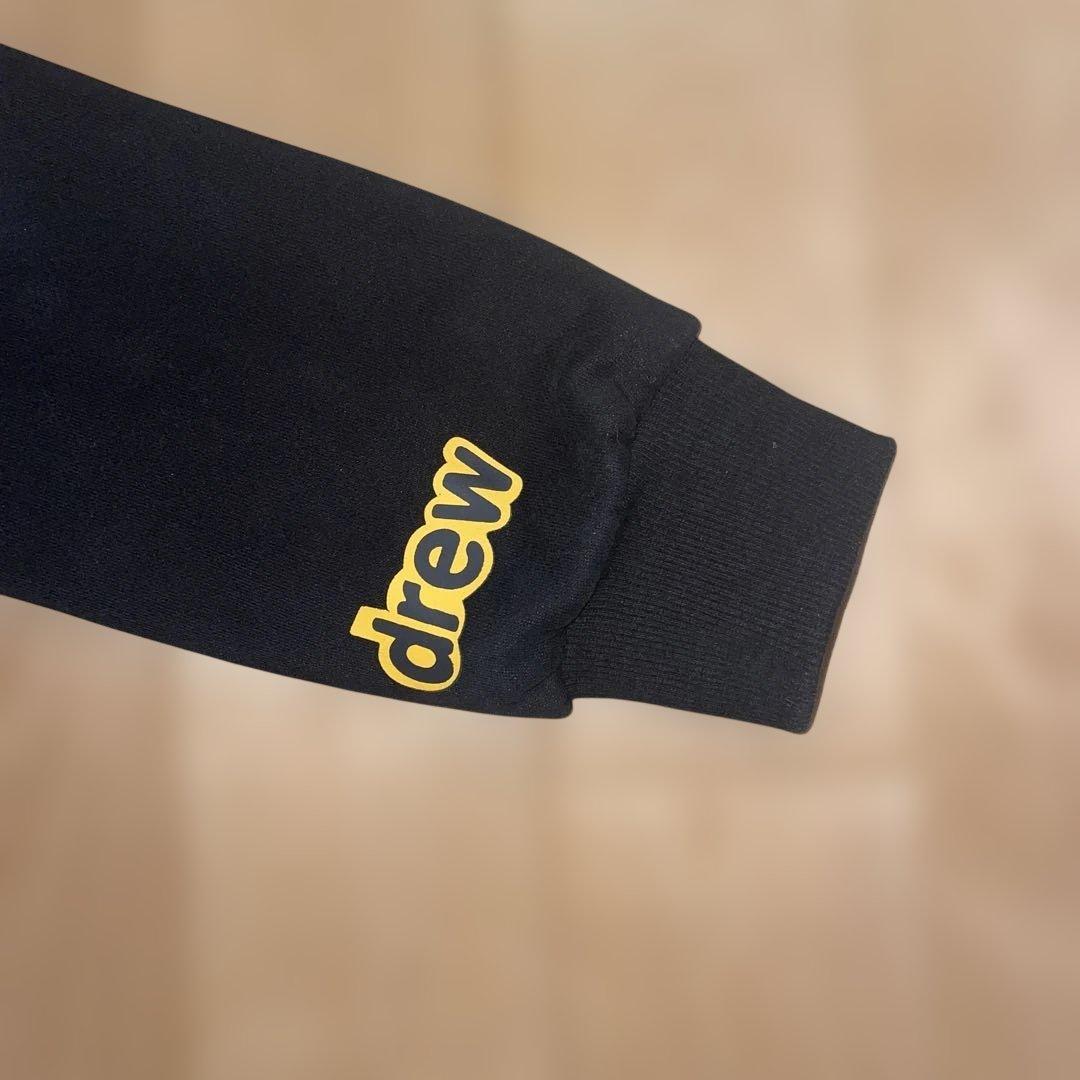 drew hous ドリューハウススマイリーフェイスパーカー サイズM ブラック