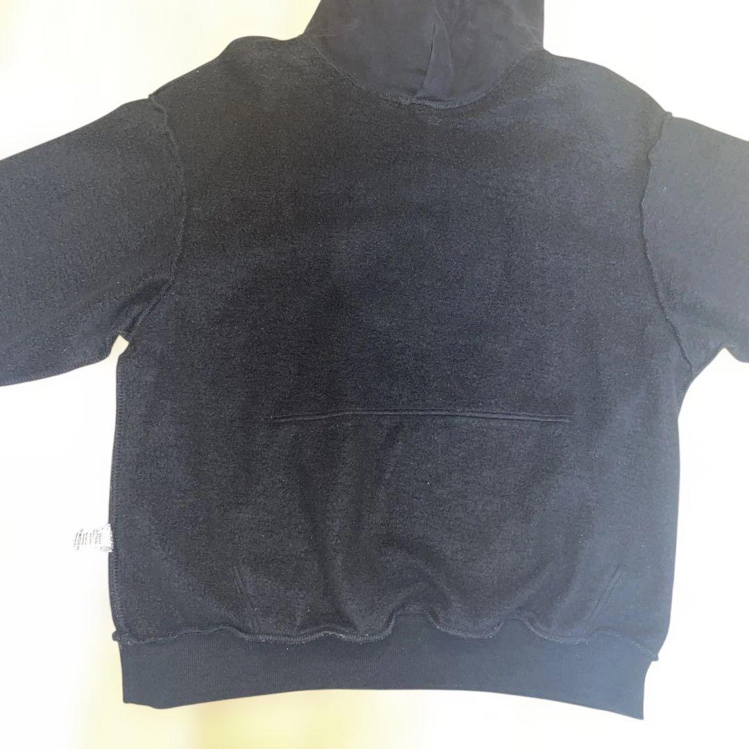 drew hous ドリューハウススマイリーフェイスパーカー サイズM ブラック