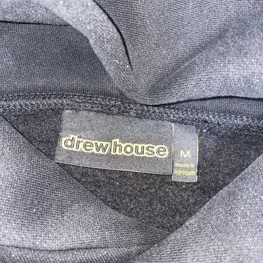 drew hous ドリューハウススマイリーフェイスパーカー サイズM ブラック