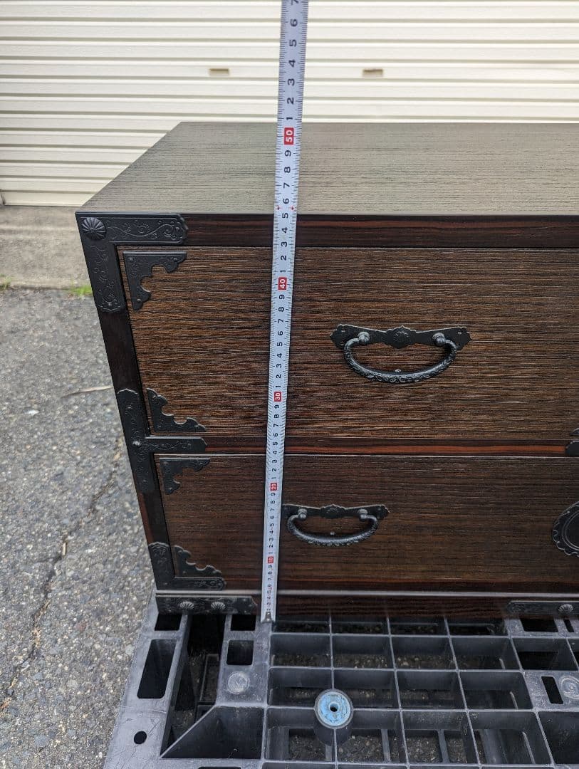 アンティーク　ヴィンテージ　和箪笥　2段　和チェスト　ローチェスト