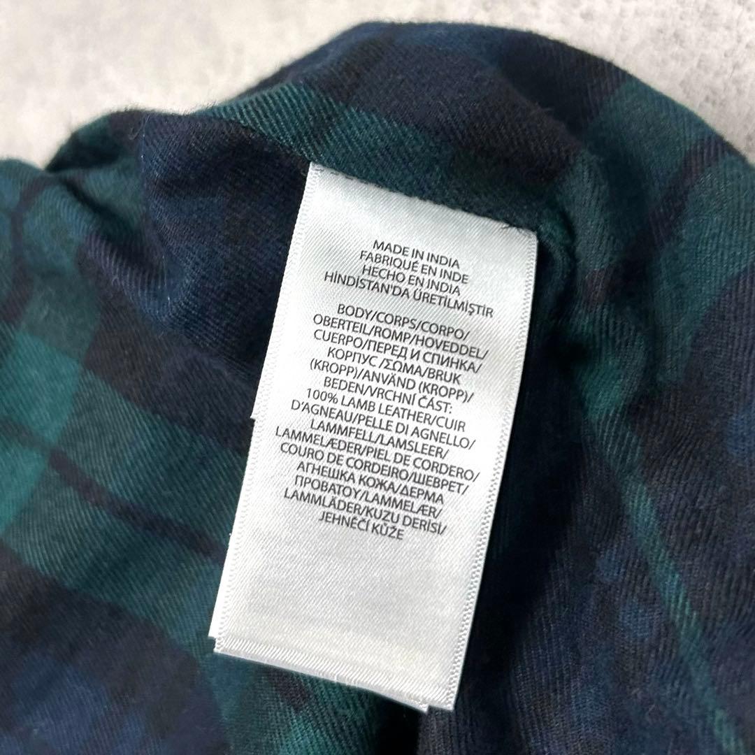 専用！極美品 QRタグ ポロラルフローレン レザージャケット スウィングトップ