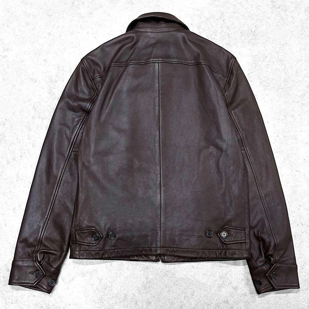 専用！極美品 QRタグ ポロラルフローレン レザージャケット スウィングトップ