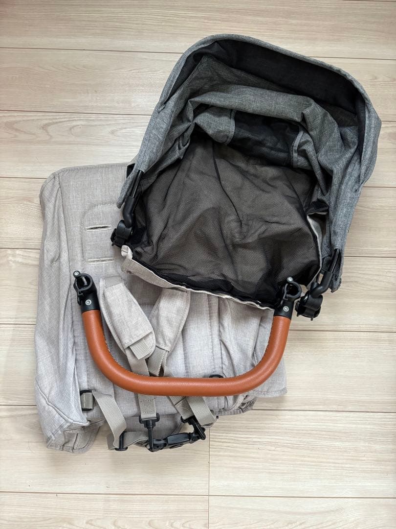 AIRBUGGY ココプレミア フロムバース 着せ替えシート アースグレー