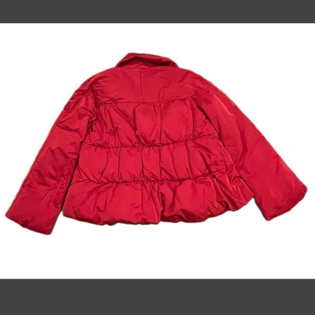 モンクレールガムルージュ　MONCLER ショートダウンコート　赤　サイズ　0