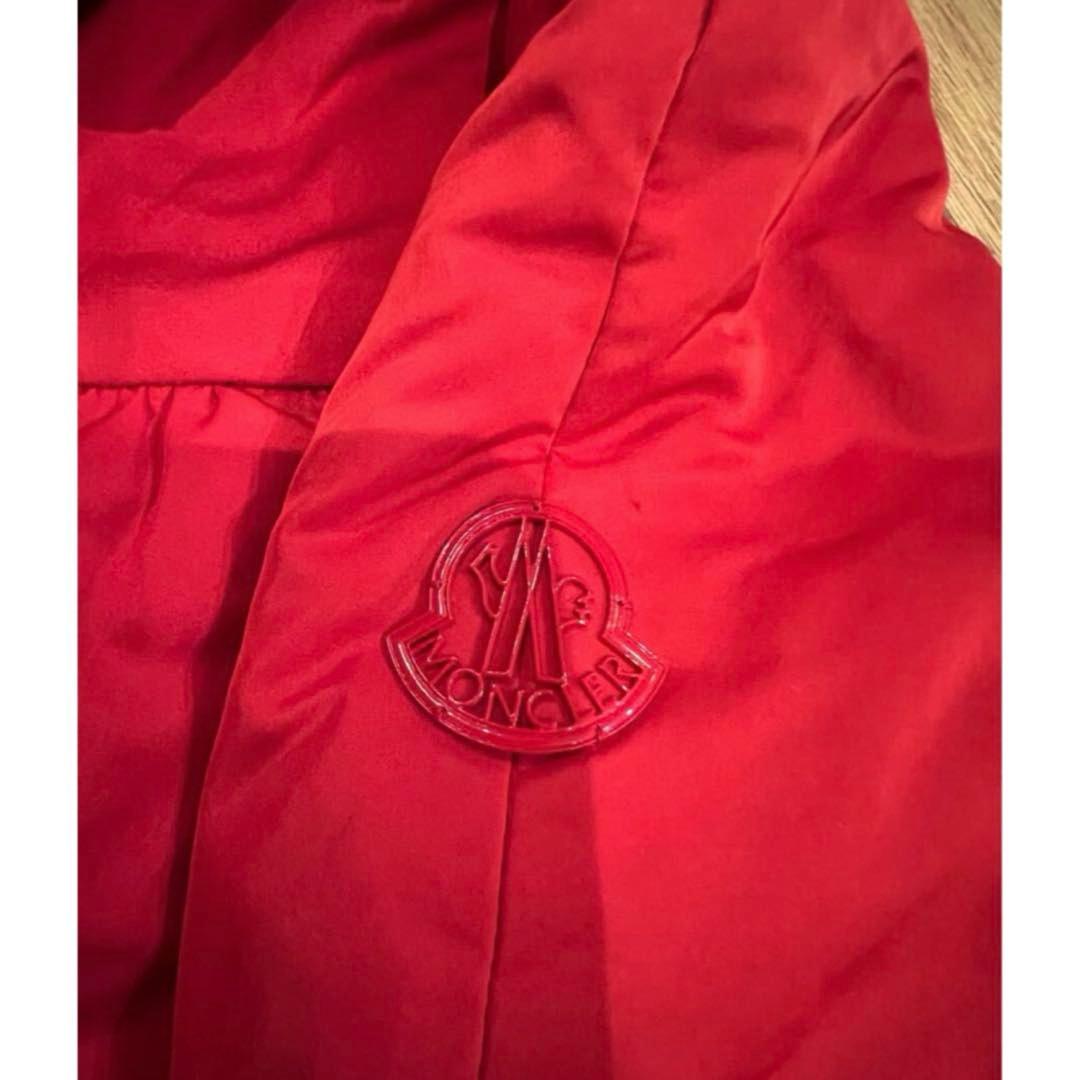 モンクレールガムルージュ　MONCLER ショートダウンコート　赤　サイズ　0