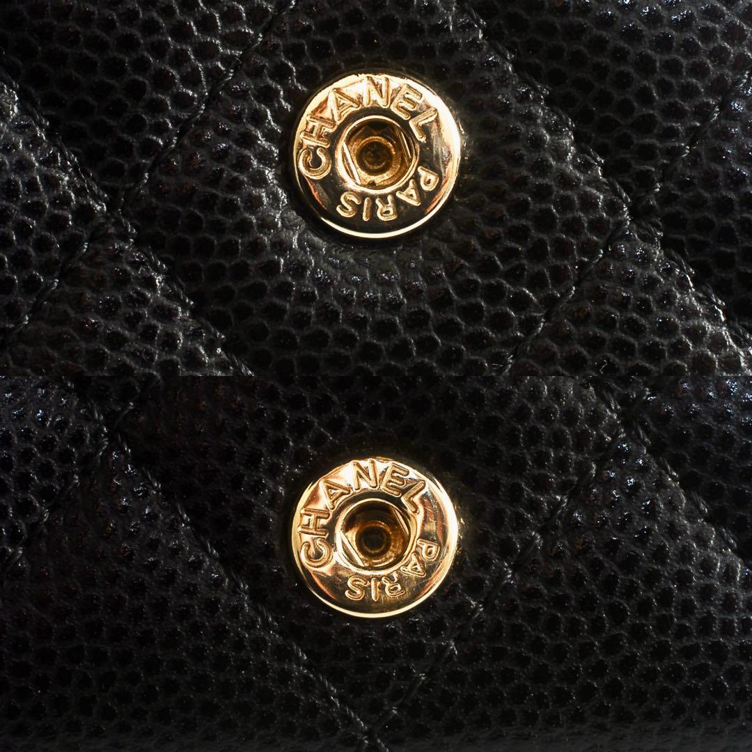 極美品＊31番台＊シャネル＊キャビアスキン＊マトラッセ＊スモールウォレット＊財布