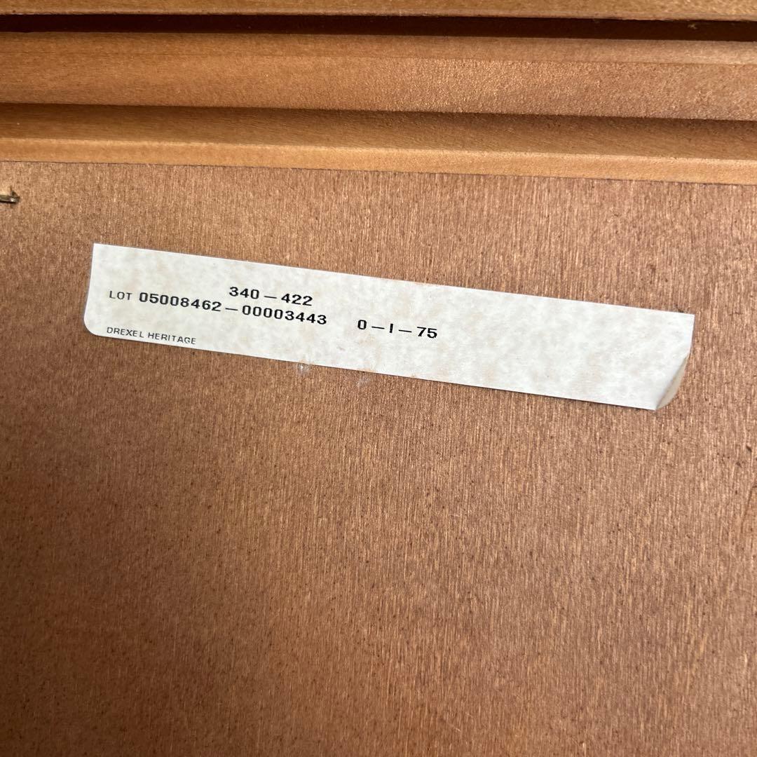 美品アンティークドレクセルテレビ収納キャビネットヴィンテージボードチェストタンス