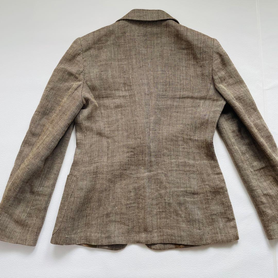 MAX MARA リネン パンツスーツ ヘリンボーン 洗濯可