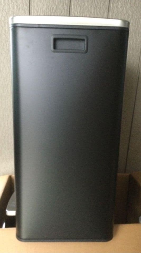 #新品　ゴミ箱 ダストボックス 2分別ペダル式 2x30L ステンレス