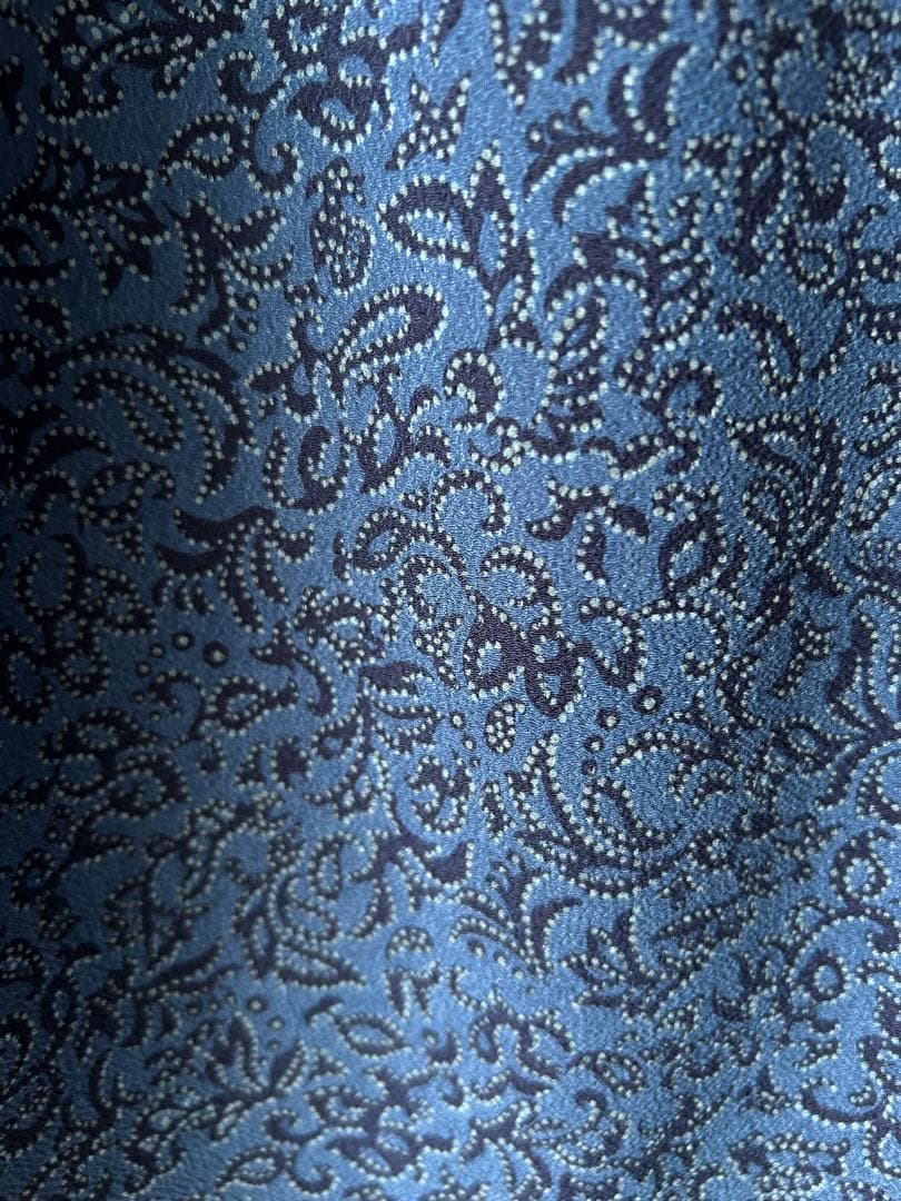 手作りのポリエステル縮緬反物生地メンズかりゆしウェアLLサイズ