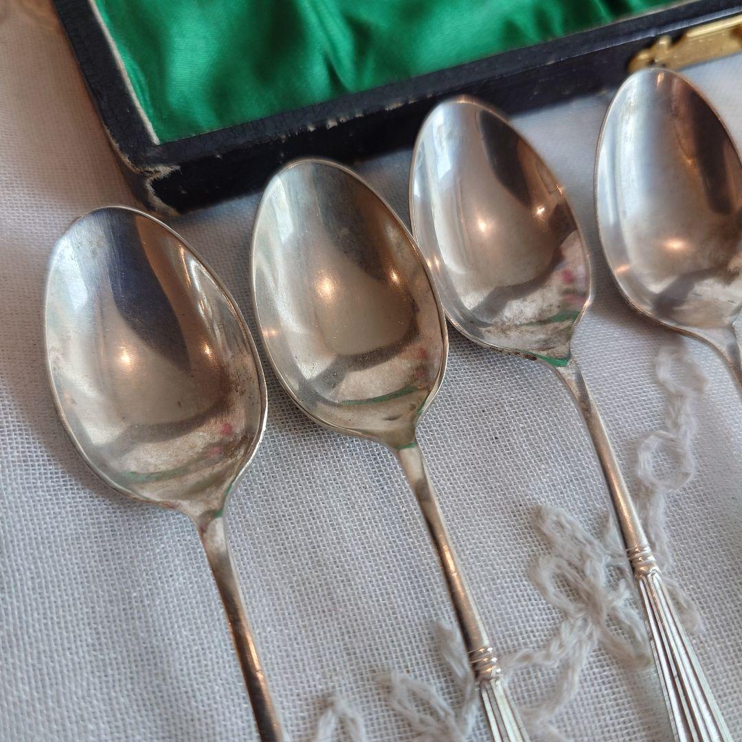 イギリス製　シルバースプーン　シュガートング　カトラリーセット