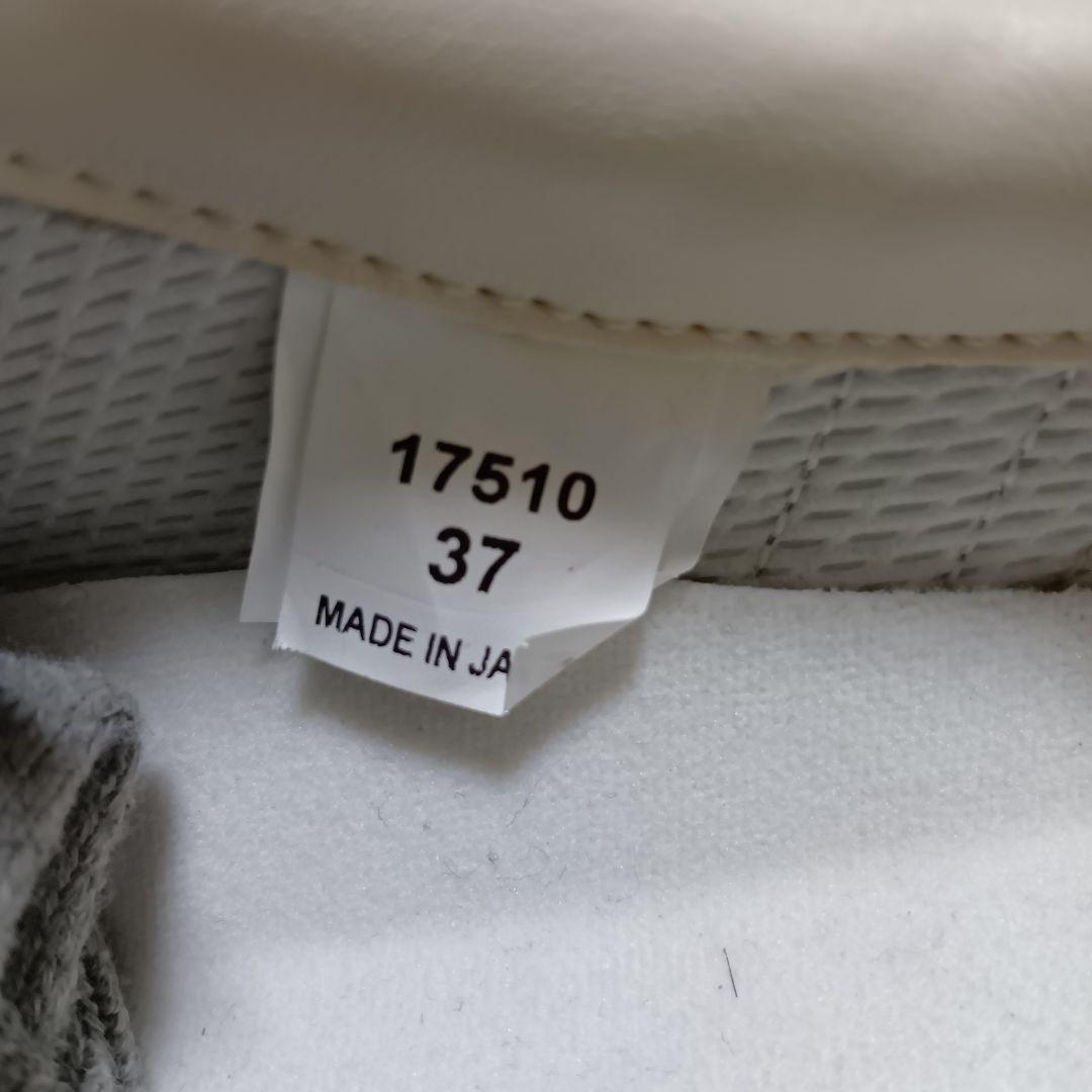 【新品同様】パトリック ネバダ2 ホワイト レザースニーカー 日本製 23.5