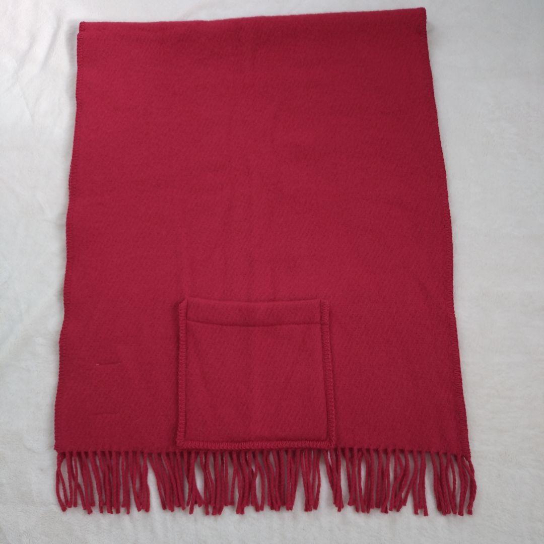 ラプアンカンクリ　LAPUAN KANKURIT ポケットショール 赤　Red