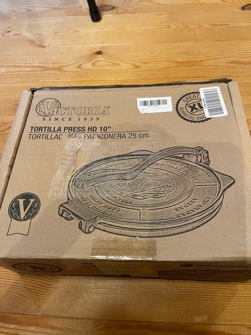 VICTORI HD10インチ トルティーヤプレス 25cm 鋳鉄 美品