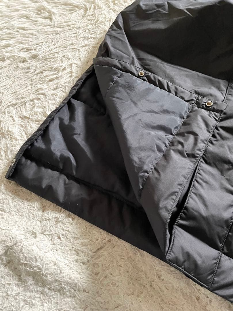 adidas ボアロングコート JG8514 WIND.RDY 防寒 黒 XL