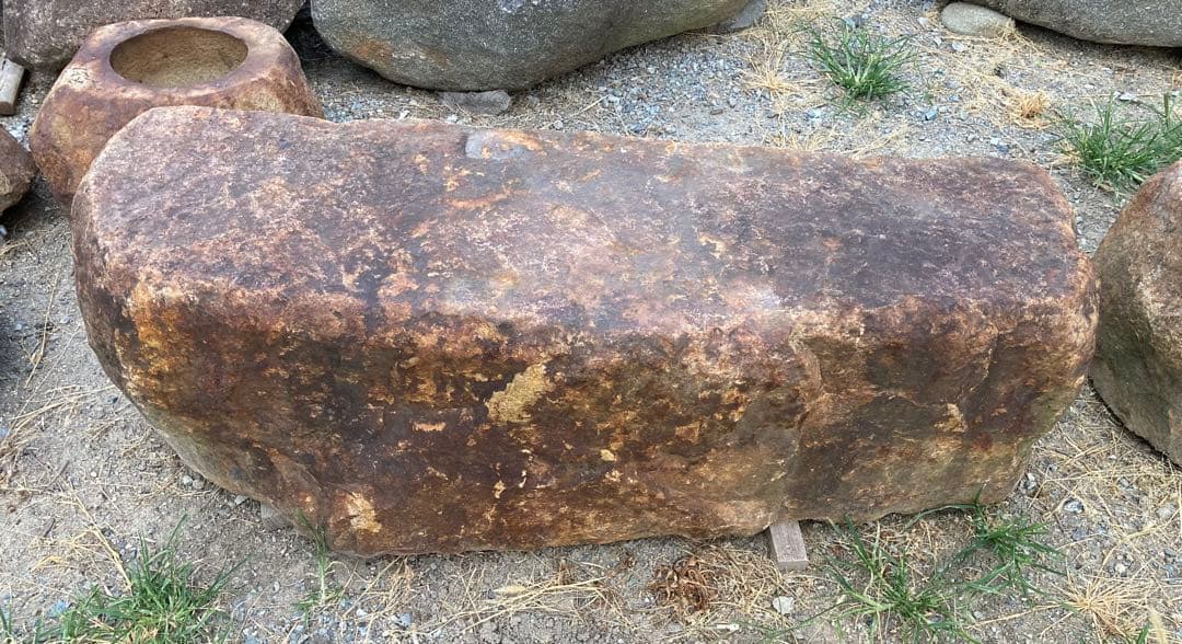 丹波鞍馬石沓石　長方形