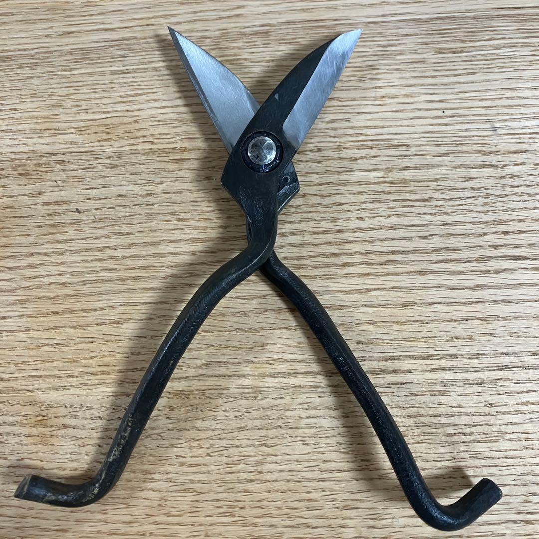 安広　分銅型　切箸　植木鋏　庭師鋏　キリバシ