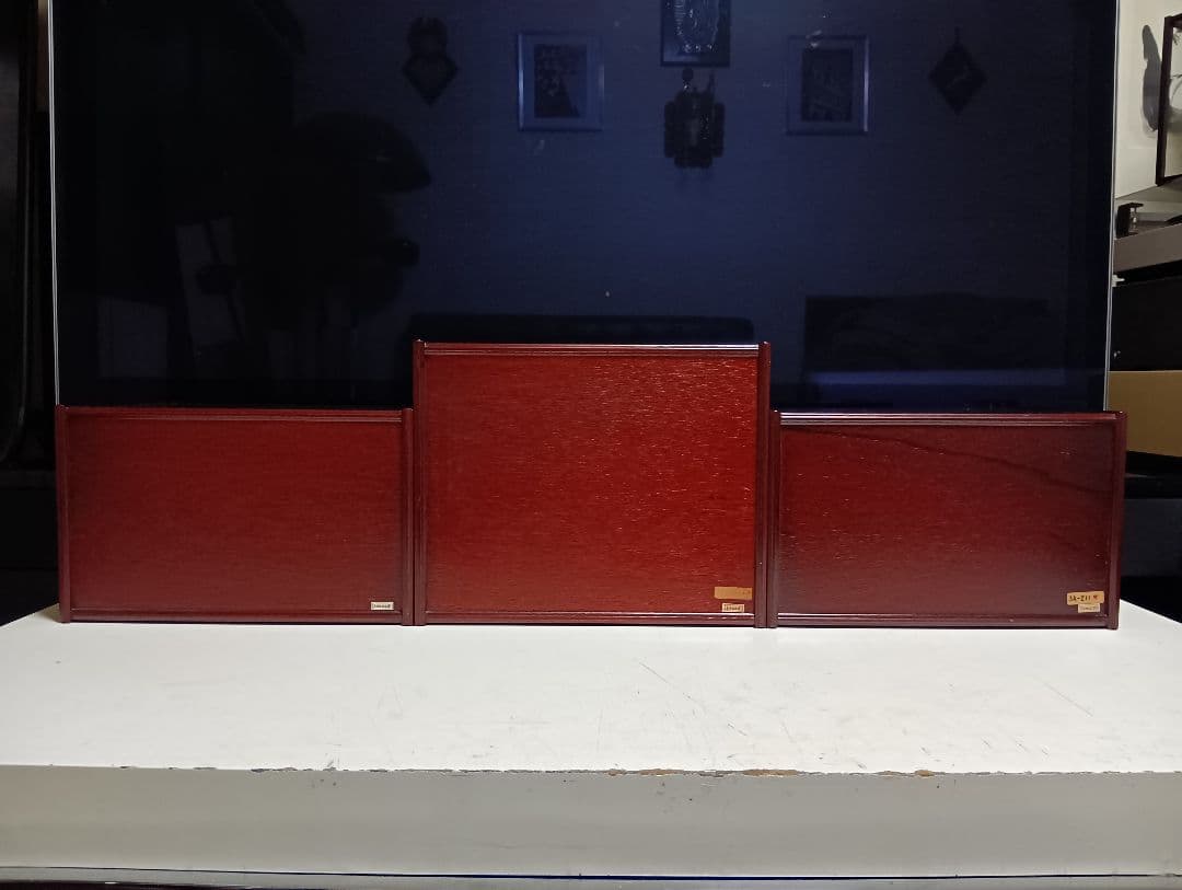 希少　1970's　ローズウッド　仕上げ　３分割式　小引き出し　１７杯　美品