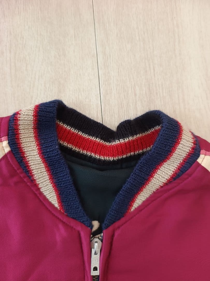 東洋エンタープライズ　スカジャン　鷹×日本地図