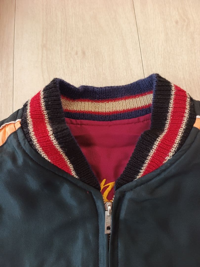 東洋エンタープライズ　スカジャン　鷹×日本地図