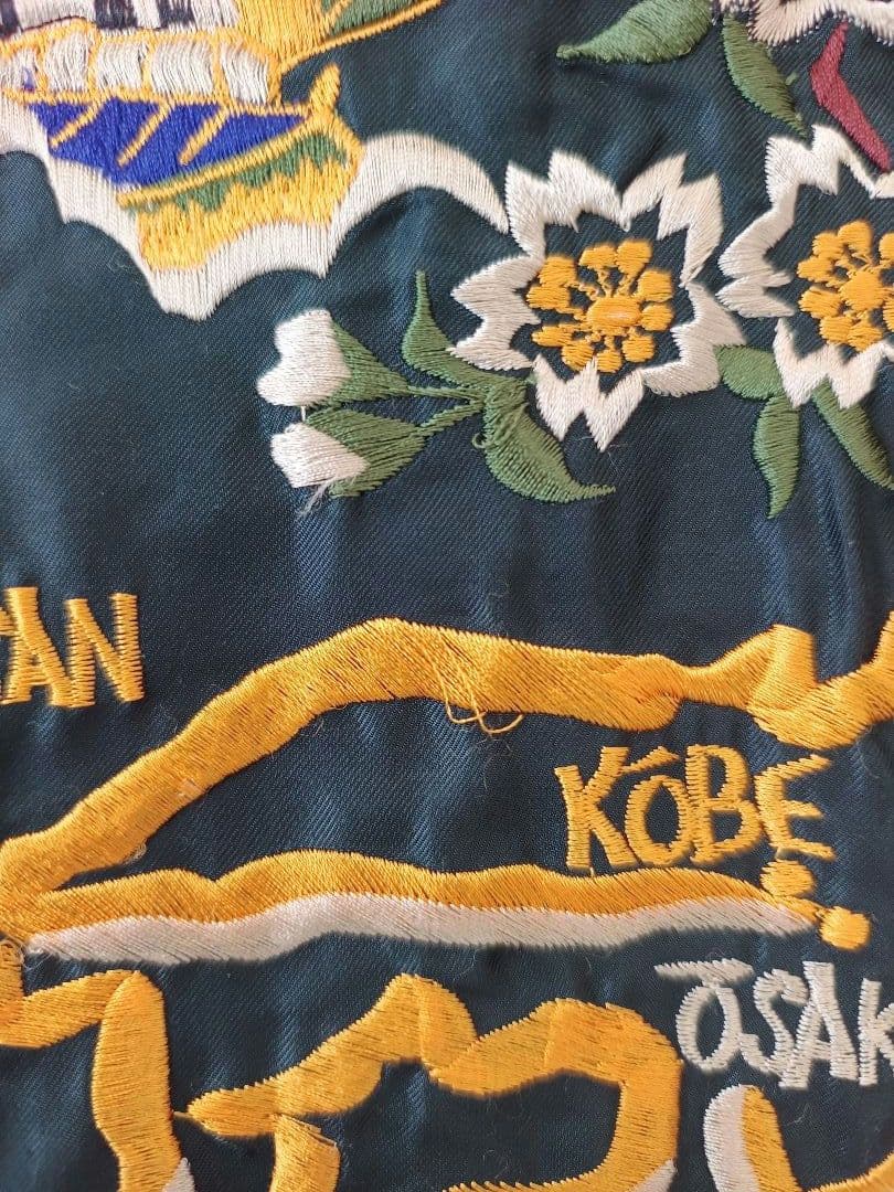 東洋エンタープライズ　スカジャン　鷹×日本地図