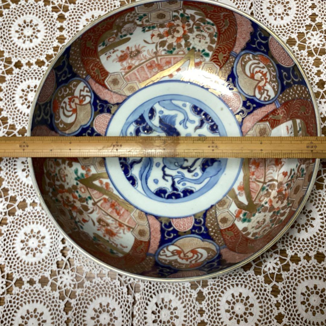 k39 古い伊万里焼　　錦手丼