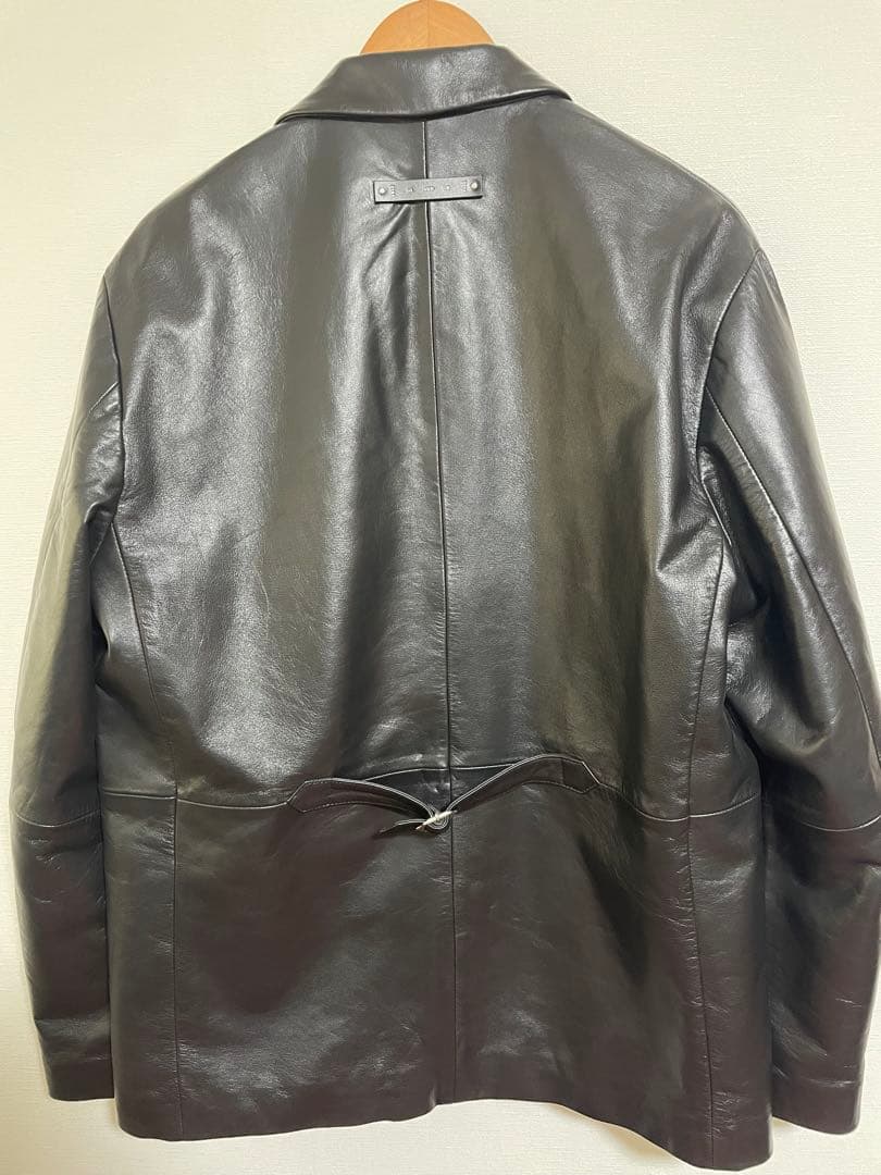 CRIMIE スパニッシュラムレザー ブレザー L