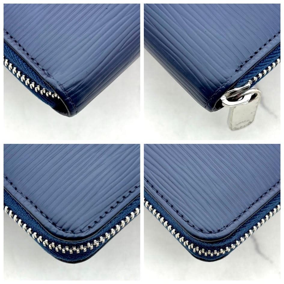 【なかむー】ルイヴィトン　エピ　ジッピーウォレット　ネイビー