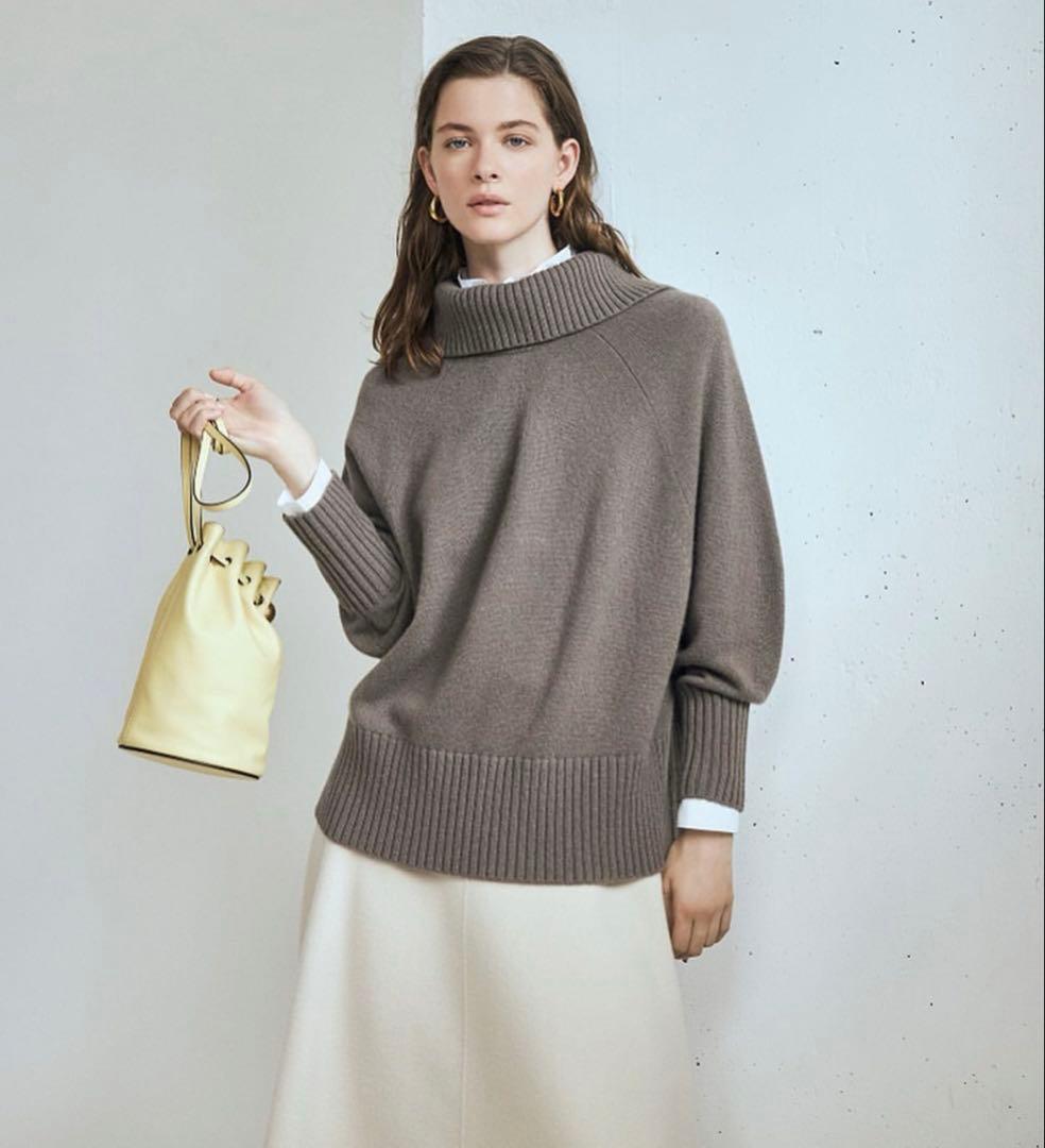 Theory Luxe カシミヤ100% 3wayタートルニット　カーディガン