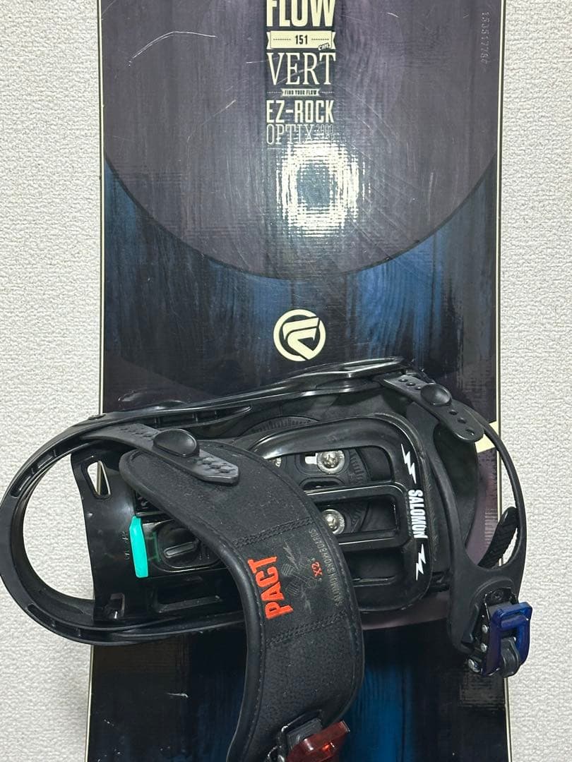 初心者◎ FLOW 151cm / SALOMON ビンディングセット