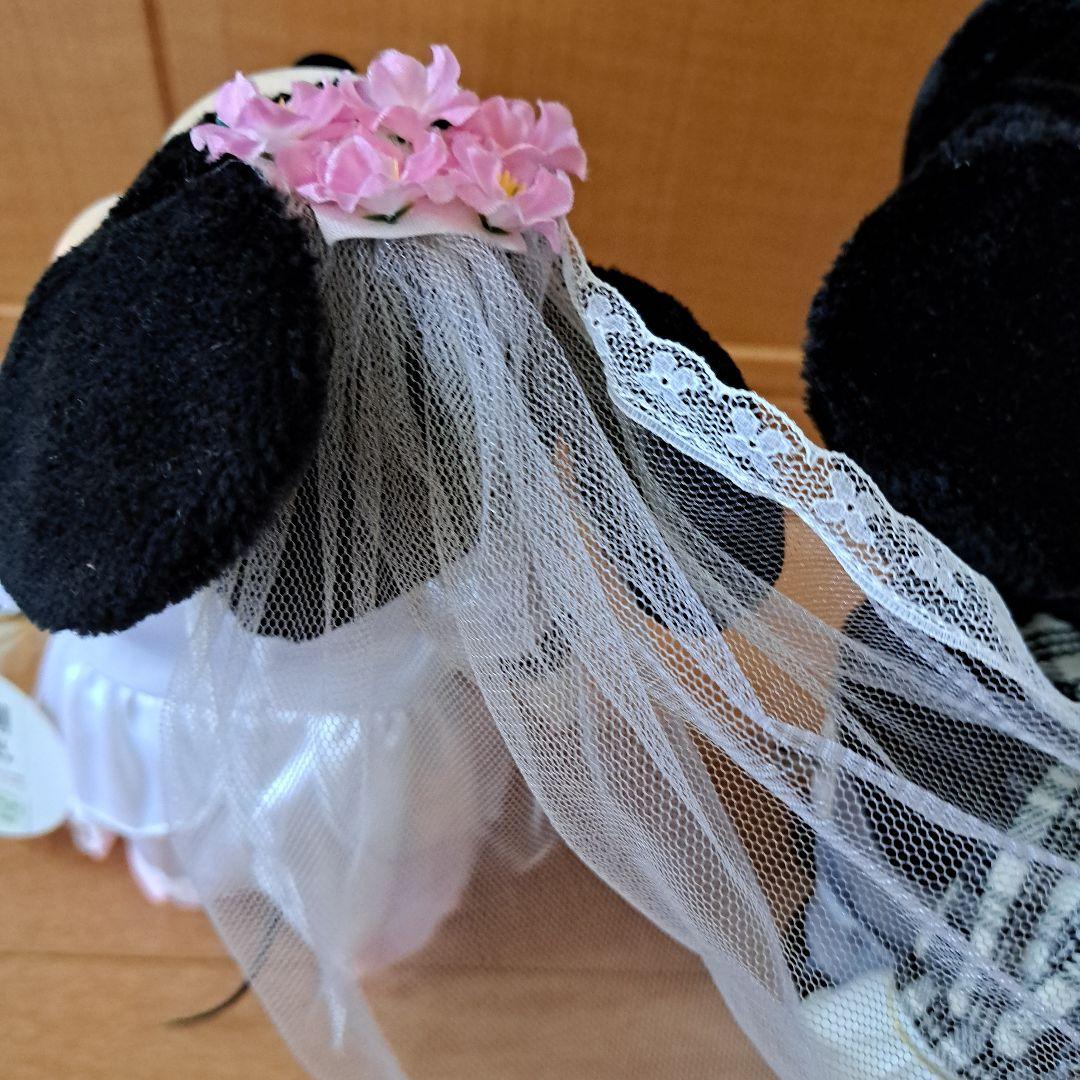 ディズニー ミッキーミニーウェディング 首振り人形 オルゴール レトロ