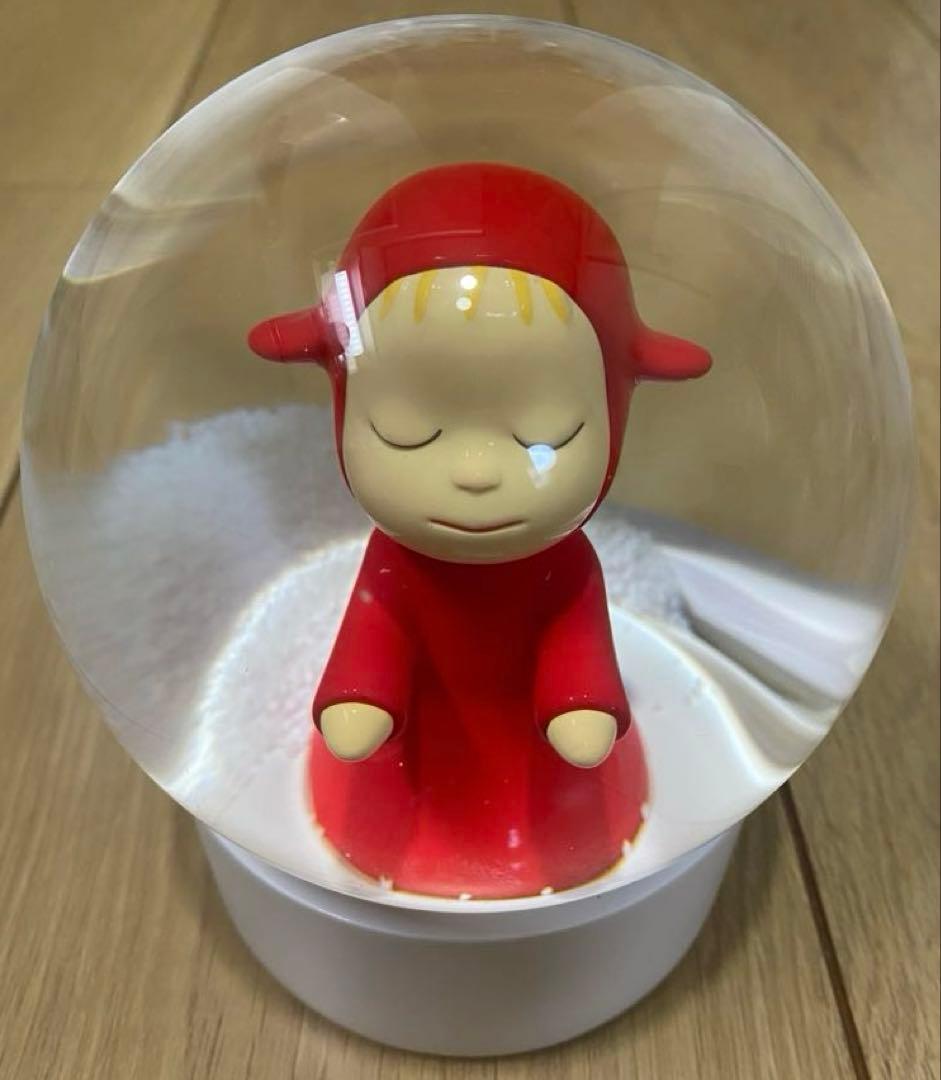 【新品】 奈良美智 スノードーム レッド Little Wanderer