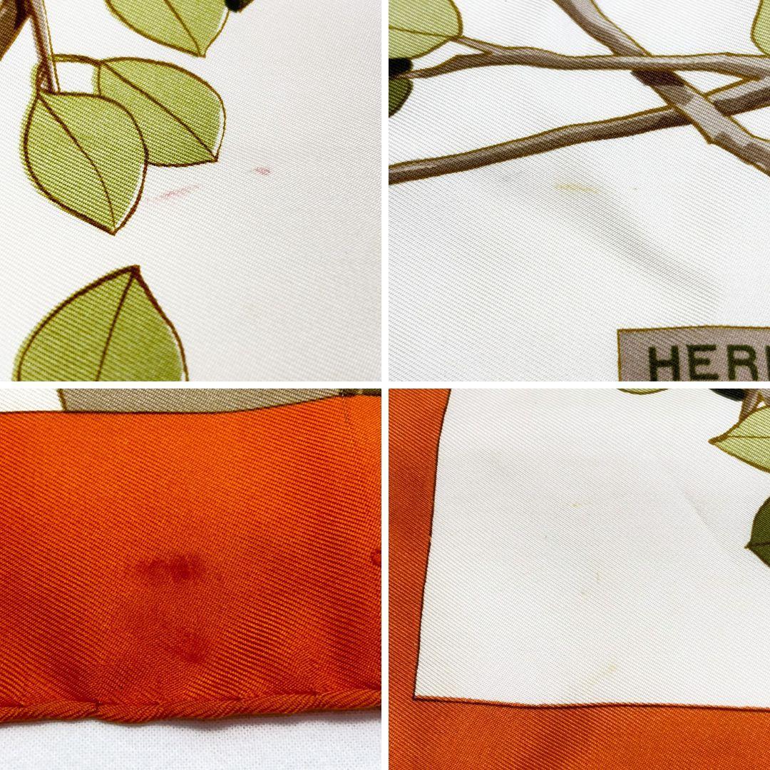 HERMES エルメス カレ90 SOUS BOIS スカーフ タグなし