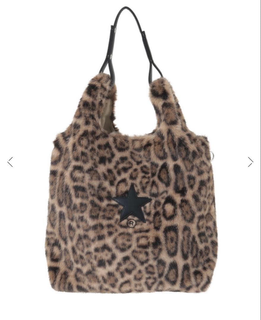 美品❗️ コンバース　2WAY レオパードエコファーバッグ