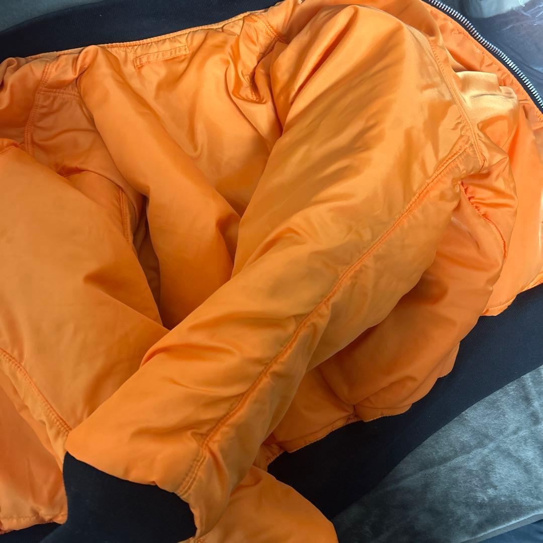 Alpha Industries MA-1 ブラックジャケット Lサイズ