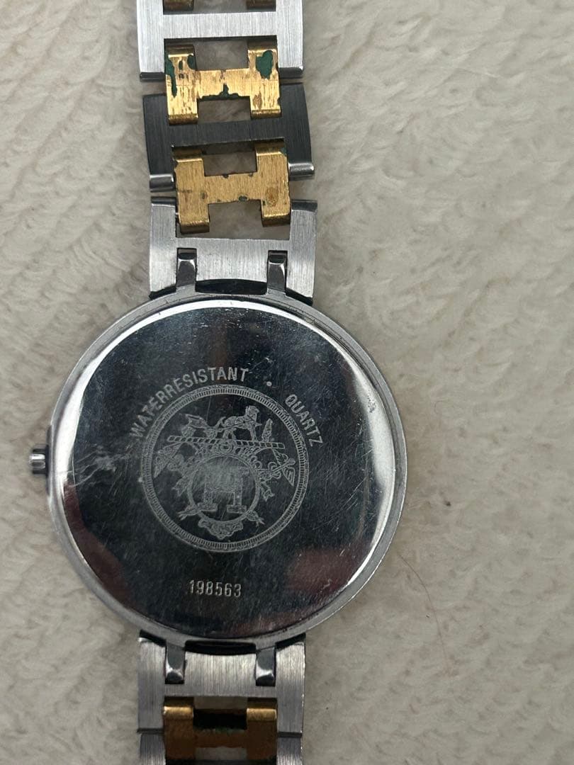 HERMES 腕時計 コンビ コマ2個付き