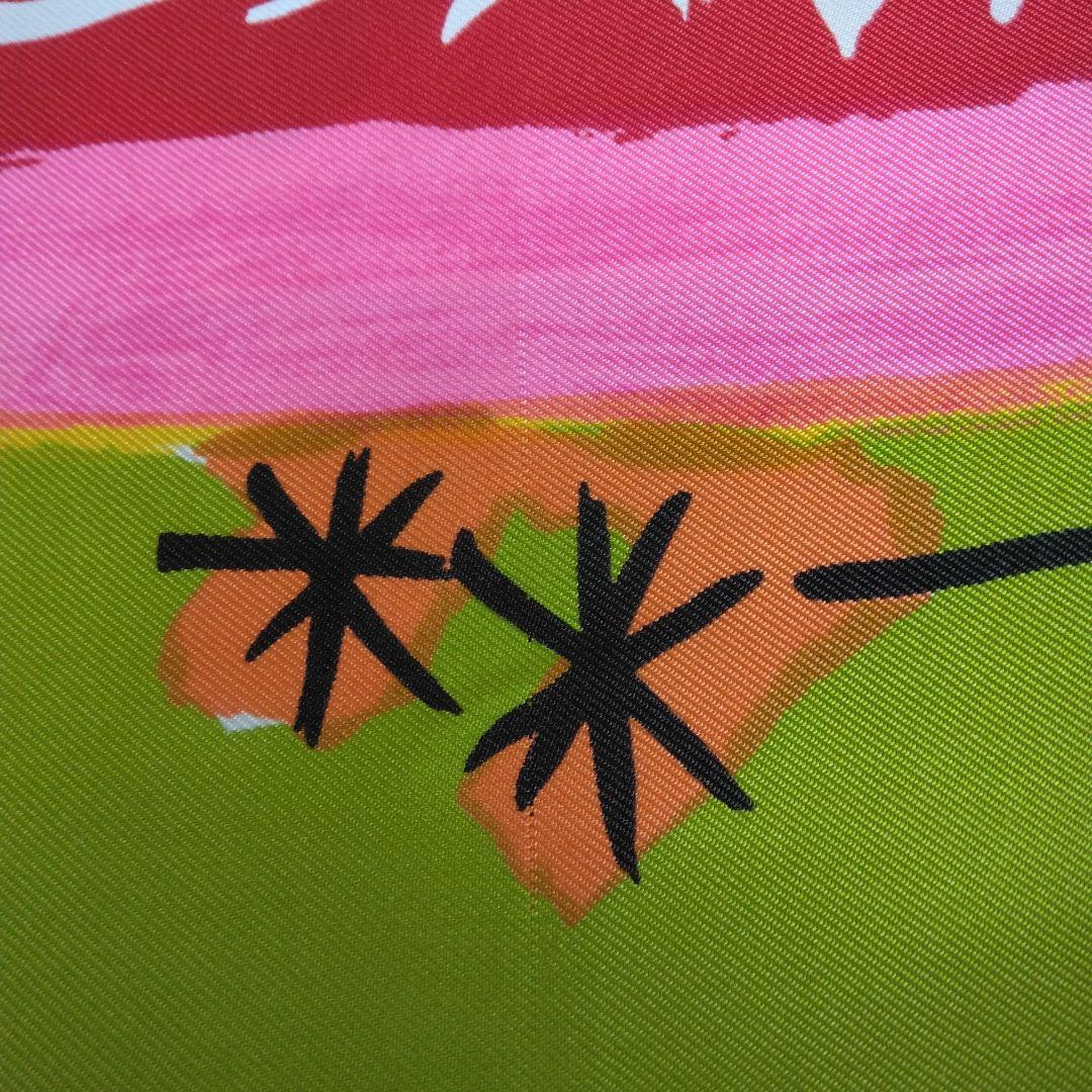 専用「未使用」CELINE セリーヌ　上品　マルチカラー　大判スカーフ