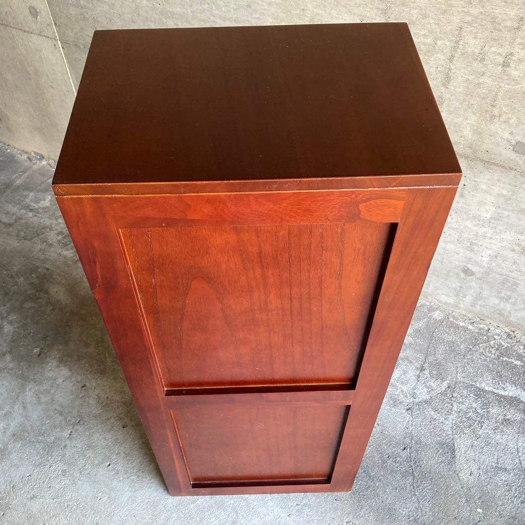 木製 ラック チェスト 引き出し 小物入れ 書類 12杯 縦長 家具 レトロ