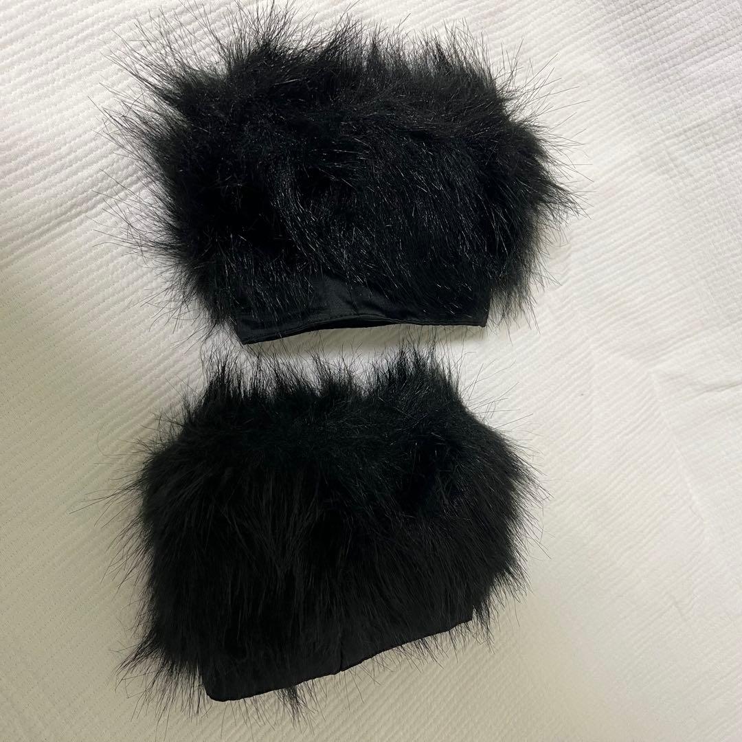 RESEXXY リゼクシー フード付きダウンコート ファー ブラック M