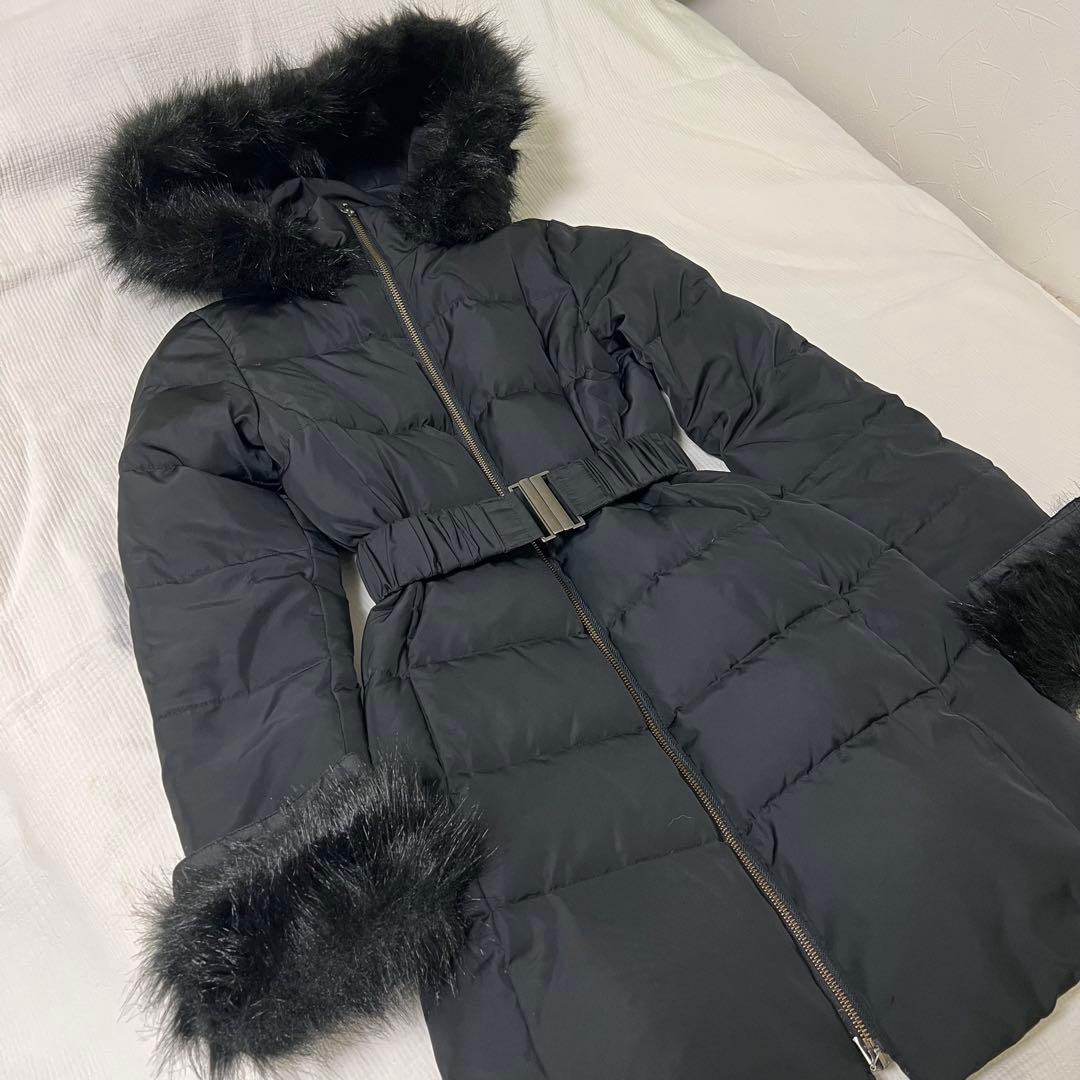 RESEXXY リゼクシー フード付きダウンコート ファー ブラック M