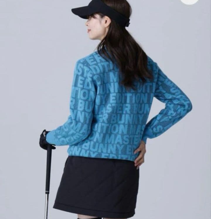 MASTER BUNNY マスターバニー ロゴクルーネックニットプルオーバー