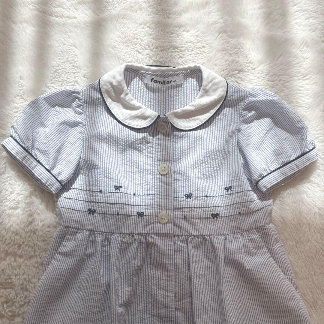 ファミリア　半袖ワンピース　春夏　お受験