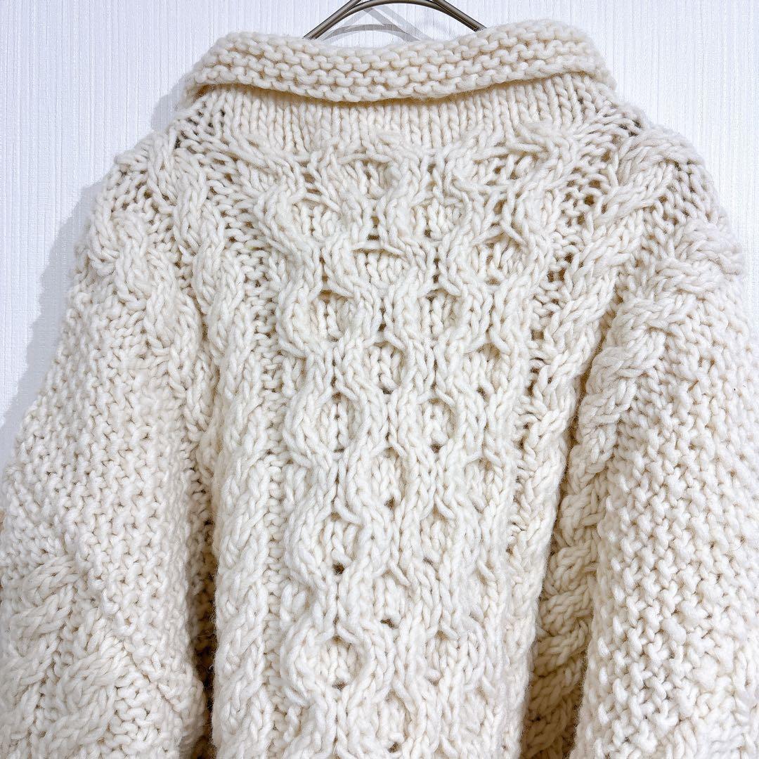 シールームリン Hand made Wool ハイネックプルオーバー　ホワイト