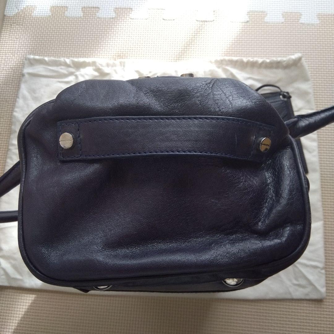 バレンシアガ　ホイッスル　ボストンバッグ　レザー　イタリア製
