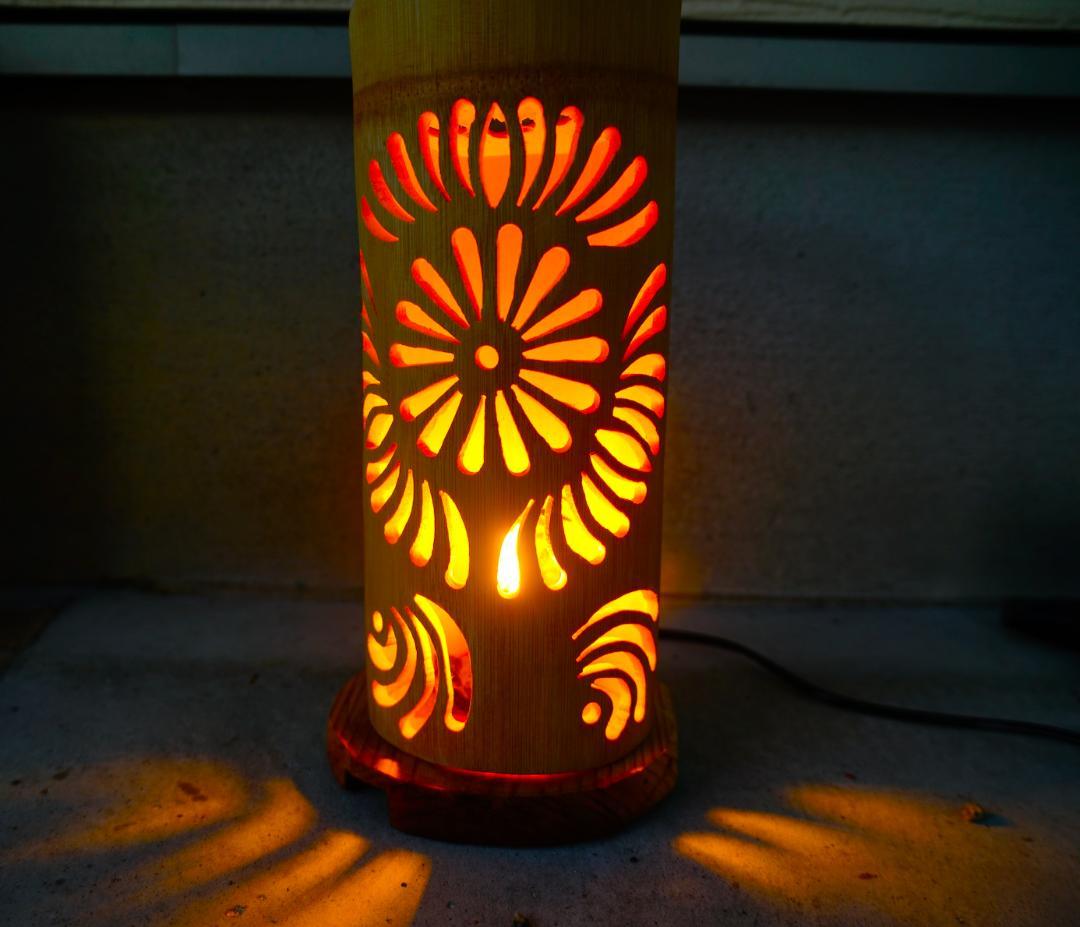 竹灯り・竹あかり・竹灯籠　 ～～ 癒しの灯り ★花火華炎★～～