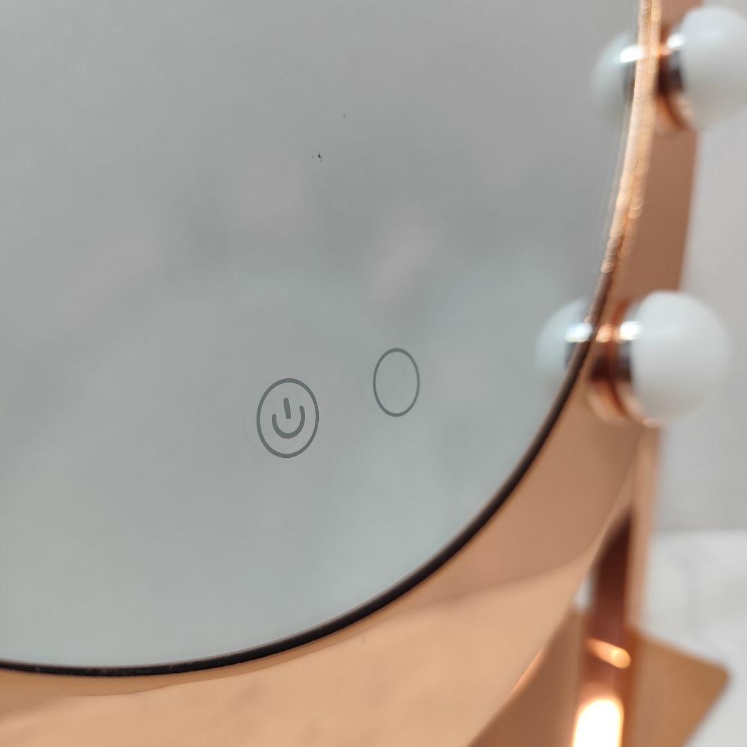 廃盤希少 フランフラン ハリウッドミラー ピンクゴールド メイク 自撮り