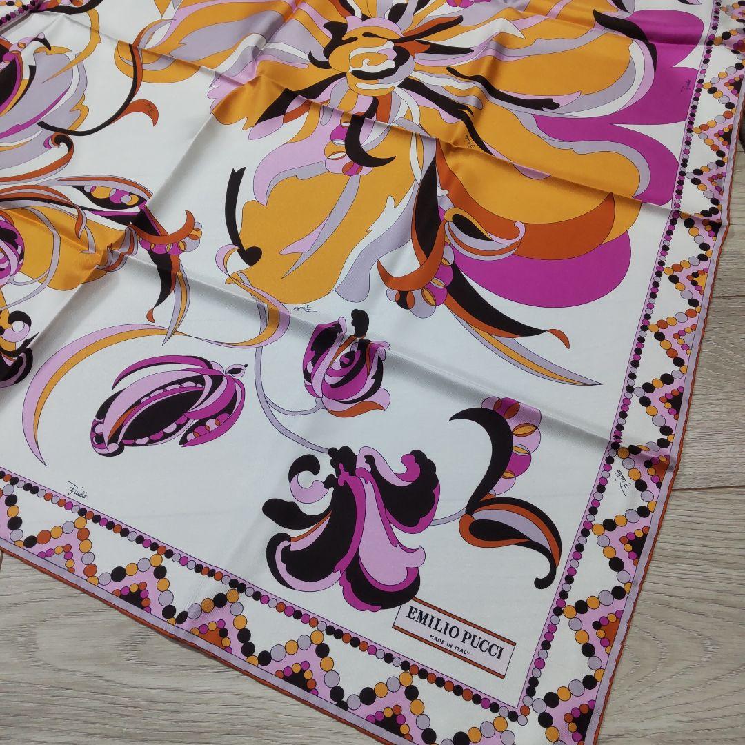 EMILIO PUCCIスカーフ シルク