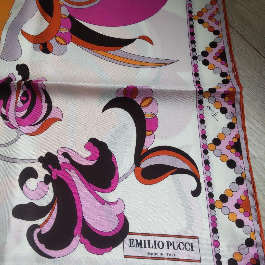 EMILIO PUCCIスカーフ シルク