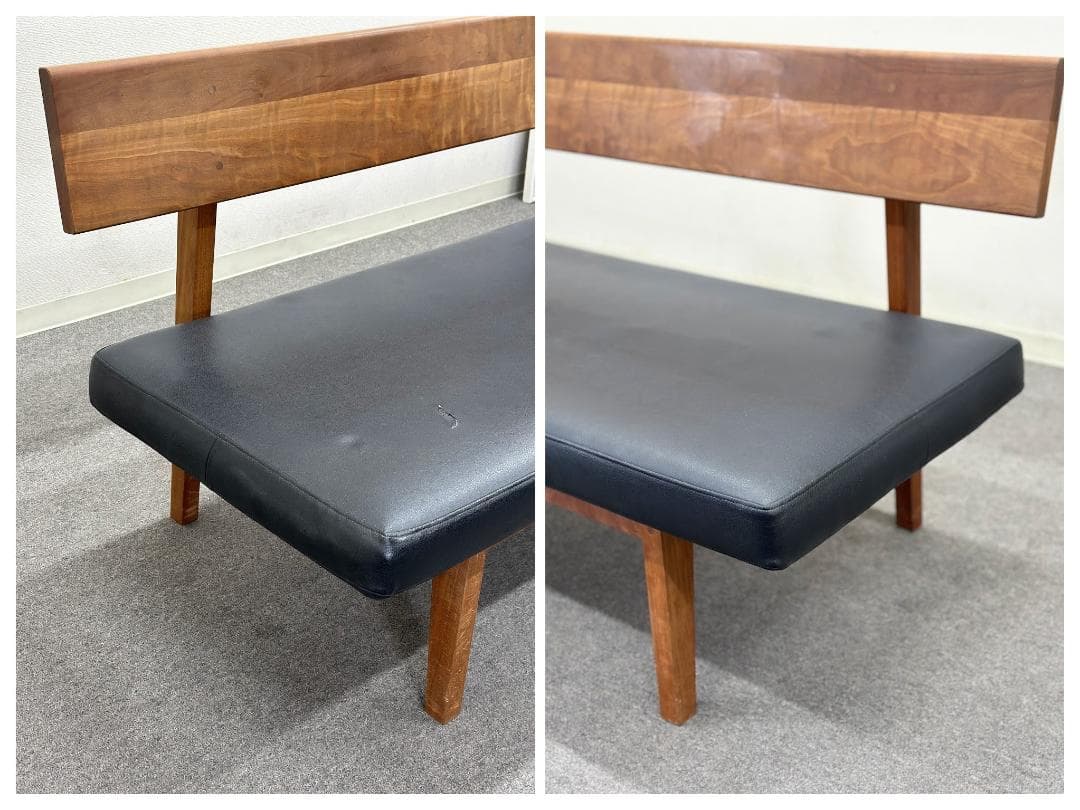 マスターウォール■レガーロ　アームレス2シーター140　ダイニング　ベンチソファ